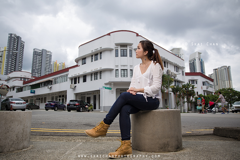 Lifestyle portrait photoshoot with Ivy Tan at Tiong Bahru