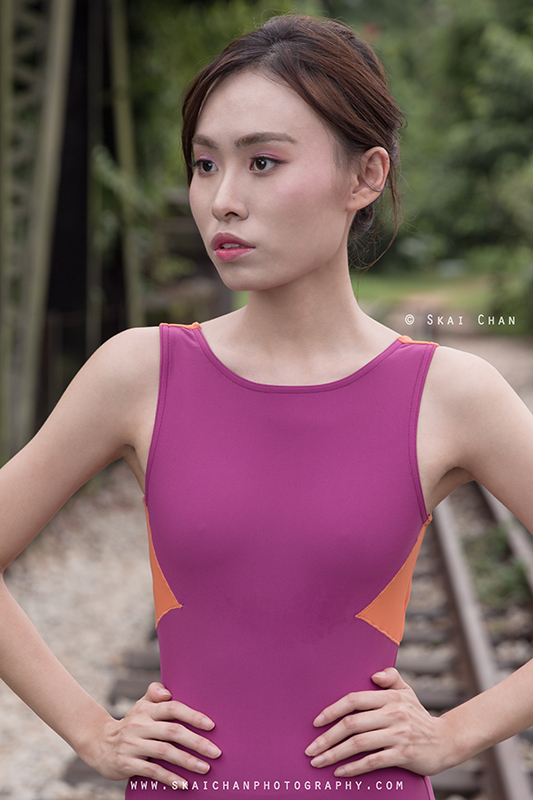 Outdoor dance photoshoot with Teo Shu Ying at Railway bridge near The Rail Mall