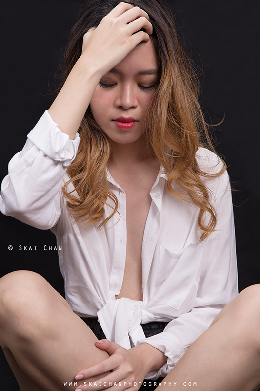 Modelling portfolio photoshoot with Debbie Tan at Tanjong Pagar (photography studio)