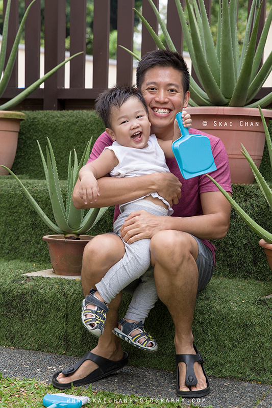 Children photoshoot with Nicholas Chan Jun En at home