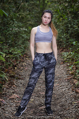 outdoor fitness photoshoot in Singapore