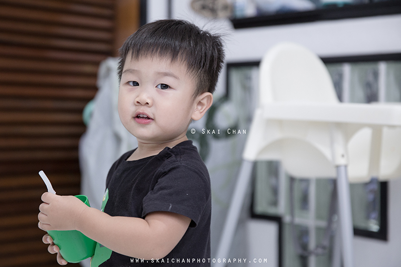 Indoor children photoshoot with Nicholas Chan Jun En at home