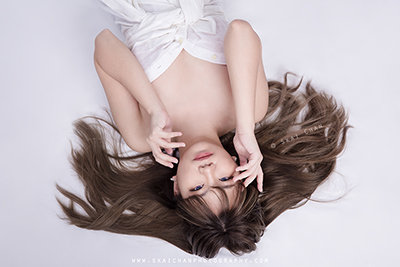 Studio Beauty Shot Photoshoot - Meron @ Photography studio @ Tanjong Pagar