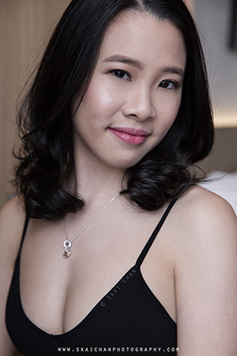 Hair and makeup for Cheryl Alicia Chua