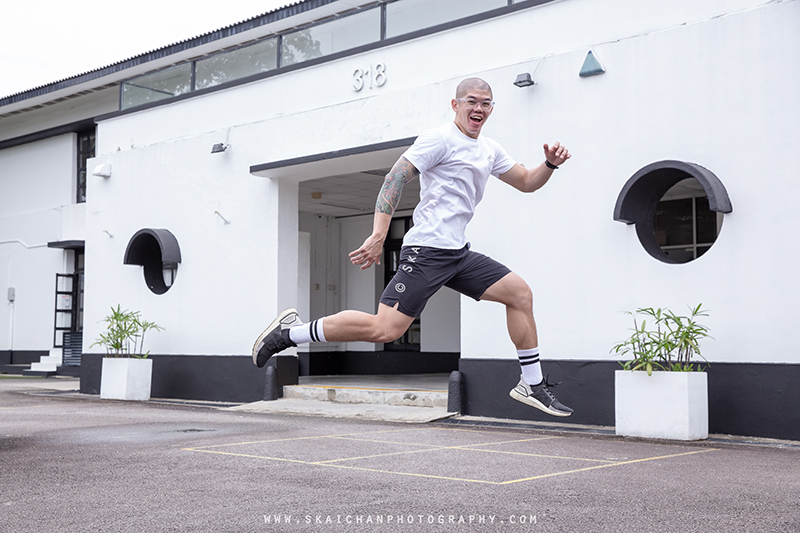 Fitness corporate photoshoot with Personal Trainer (PT) Chua Ming Siu (Range Personal Training) at The Guild Fitness (gym)