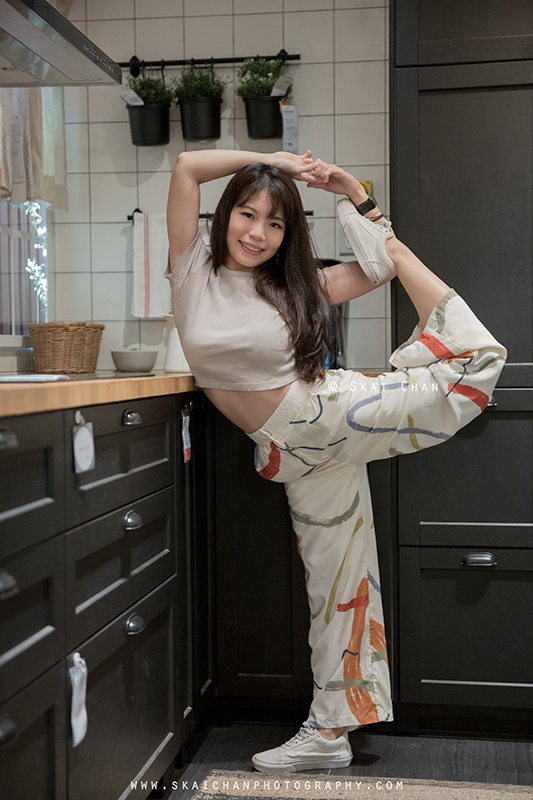 Creative yoga & lifestyle indoor photoshoot with Mel at IKEA Alexandra