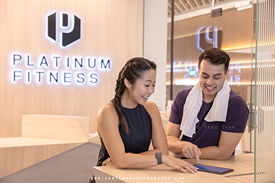 Commercial Business Photoshoot - Marc & Cheryl Loh @ Platinum Fitness @ Tanglin Mall