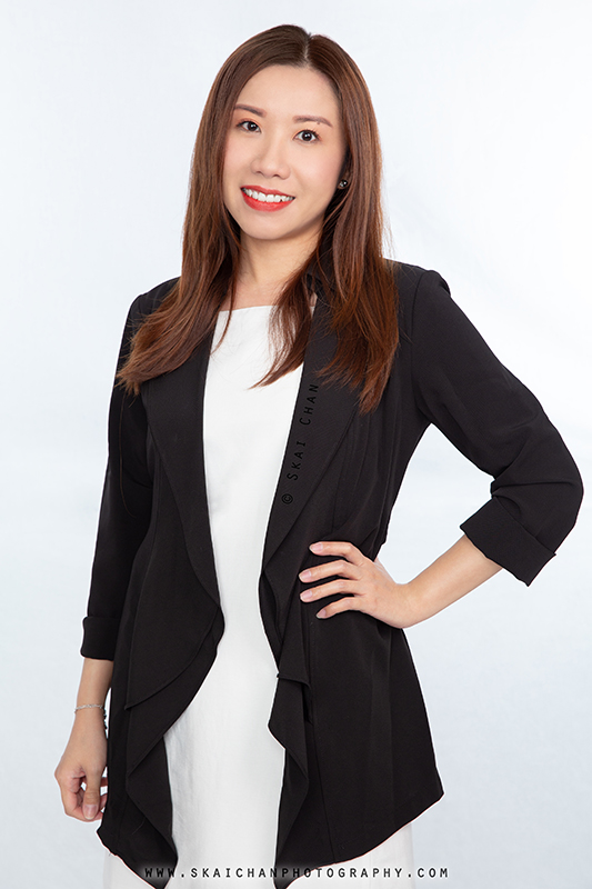 Corporate studio photoshoot with Carol Lim at Tanjong Pagar (photography studio)