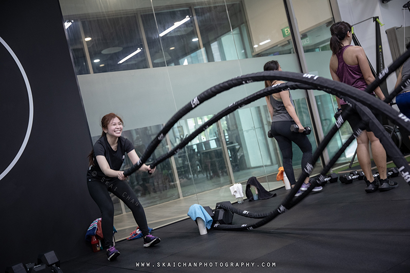 Fitness class photoshoot at Body Fit Training (BFT) Changi (Gym)