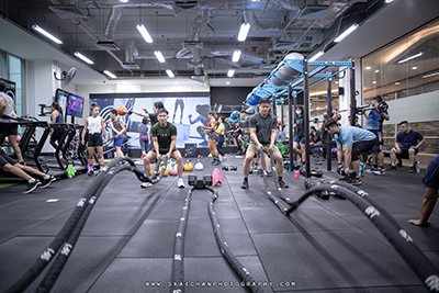 Indoor Fitness Class Photoshoot - BFT Changi Class