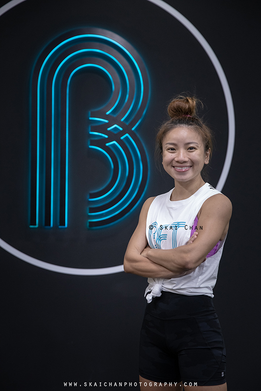 Fitness corporate photoshoot with fitness trainers at Body Fit Training (BFT) Changi (Gym)