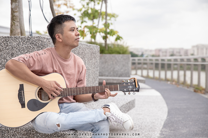 Music Guitar portrait photoshoot with Barry Chow @ PassionWave (Jurong Lake Gardens)