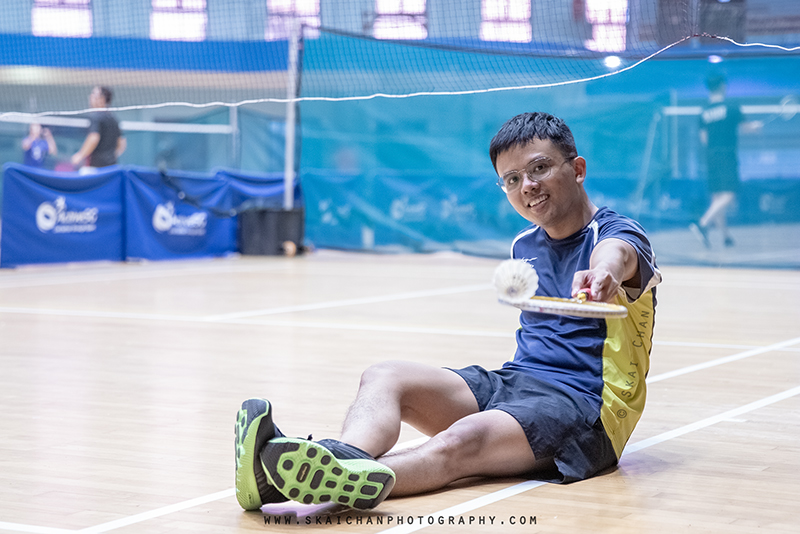 Lifestyle Sports - Badminton - portrait photoshoot with Barry Chow @ Jurong East Sports Hall