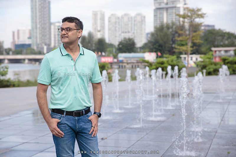 Men's casual corporate photoshoot with Gaurav Trivedi @ Kallang Wave Mall