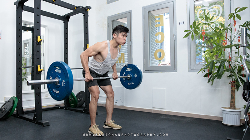 Fitness photoshoot with Kang at Green Curve SG (gym)