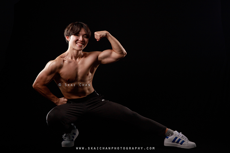 Fitness physique photoshoot with Lee Won Jae at Photography Studio @ Rochester Park