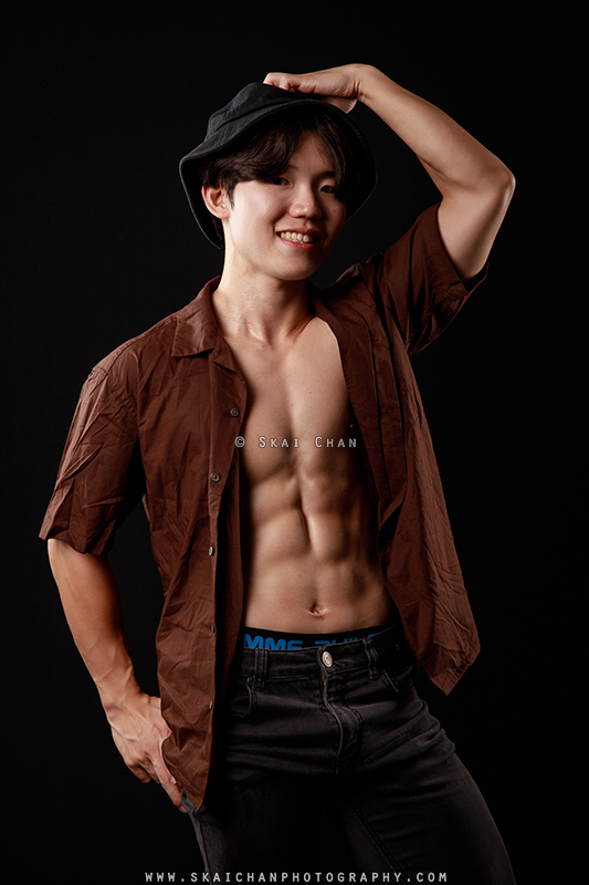 Men's fitness photoshoot with Lee Won Jae at Photography Studio @ Rochester Park