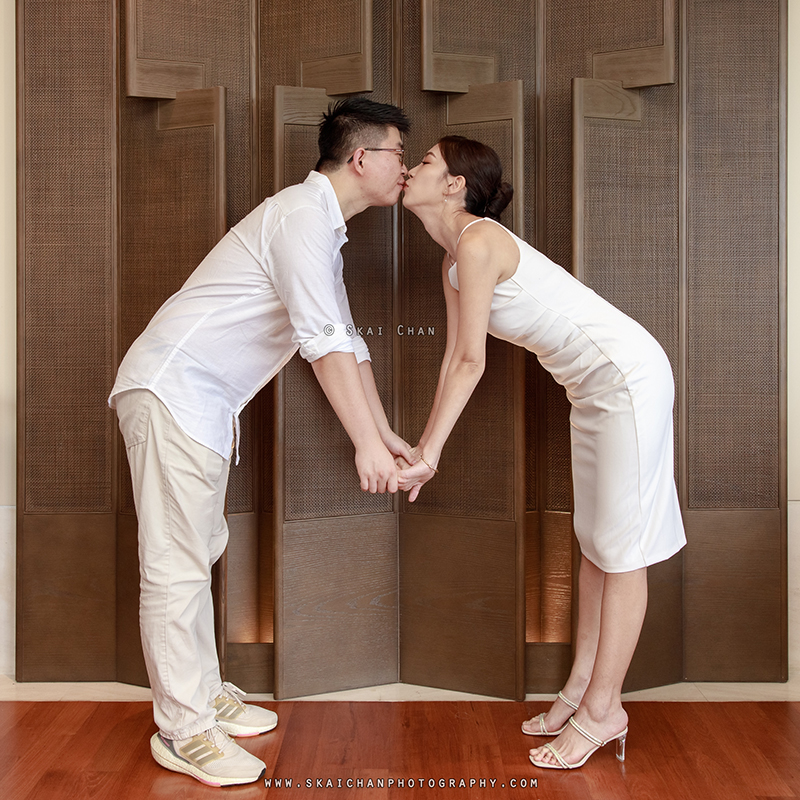 Casual couple photoshoot with Jay & Florence at Capella Hotel (Sentosa)