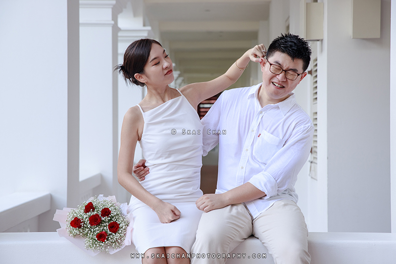 Casual couple photoshoot with Jay & Florence at Capella Hotel (Sentosa)