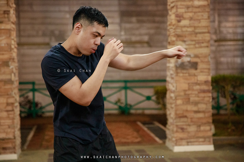 Muay Thai Shadow-Boxing photoshoot with Raymund @ Tavistock Avenue Park (Serangoon Garden)