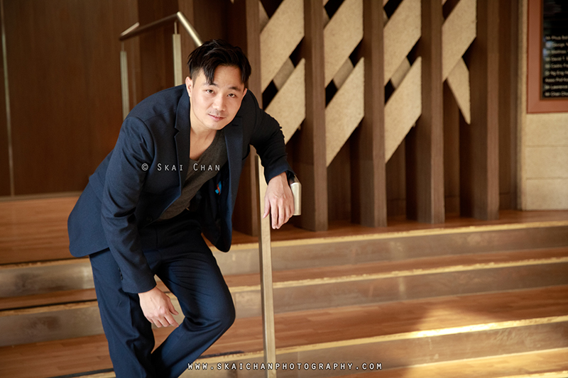 Men's fashion photoshoot with Ong Yongchuan at Safra Yishun country club