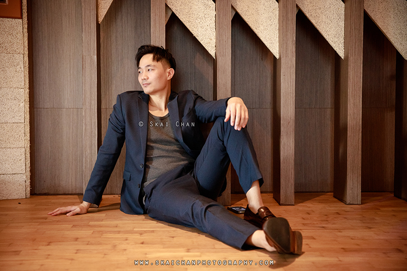 Men's fashion photoshoot with Ong Yongchuan at Safra Yishun country club