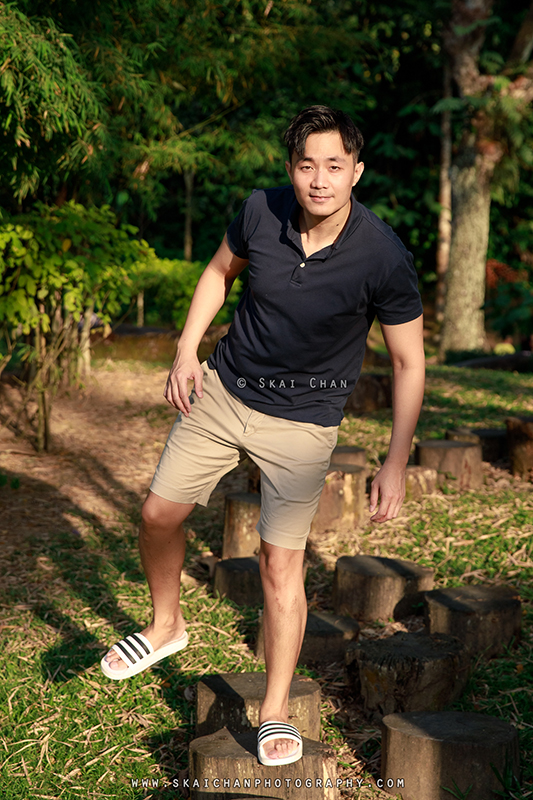 Travel photoshoot with Ong Yongchuan at Yishun Park