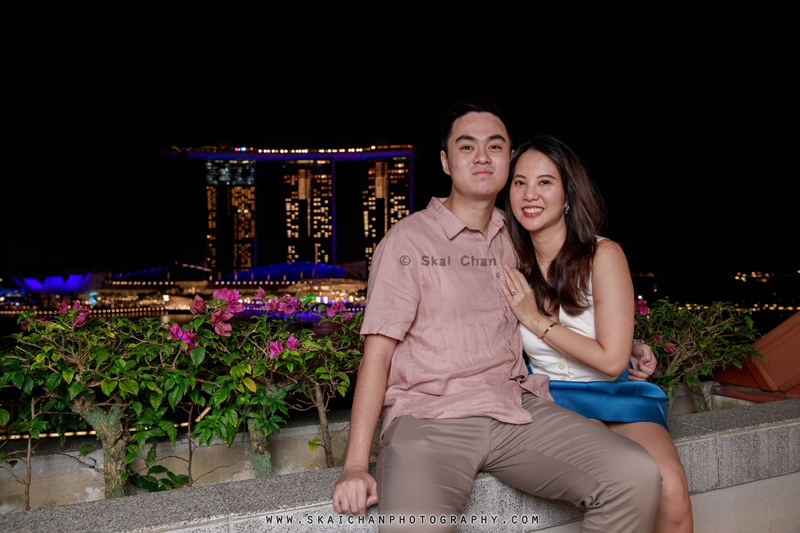 Night couple photoshoot with Troy & Felicia at Fullerton Hotel Night couple photoshoot with Troy & Felicia at Fullerton Hotel