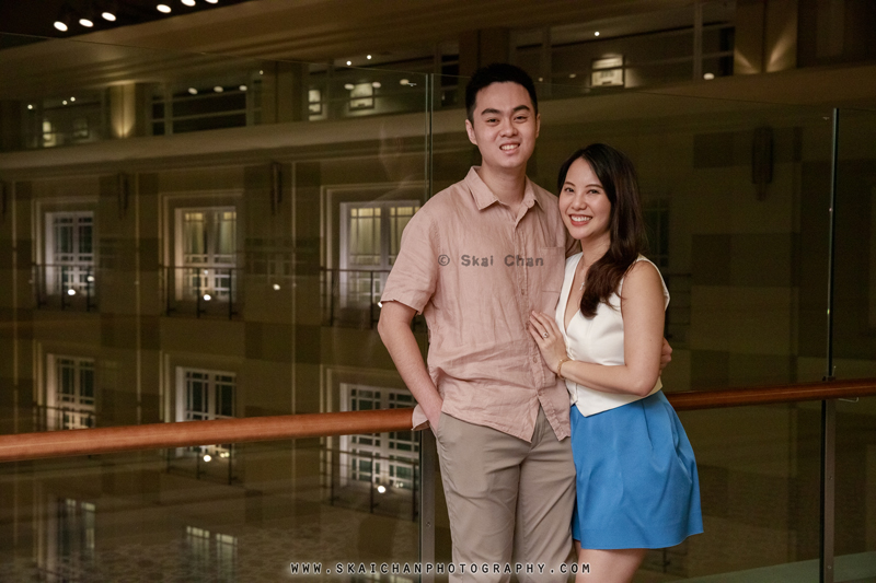 Night couple photoshoot with Troy & Felicia at Fullerton Hotel Night couple photoshoot with Troy & Felicia at Fullerton Hotel