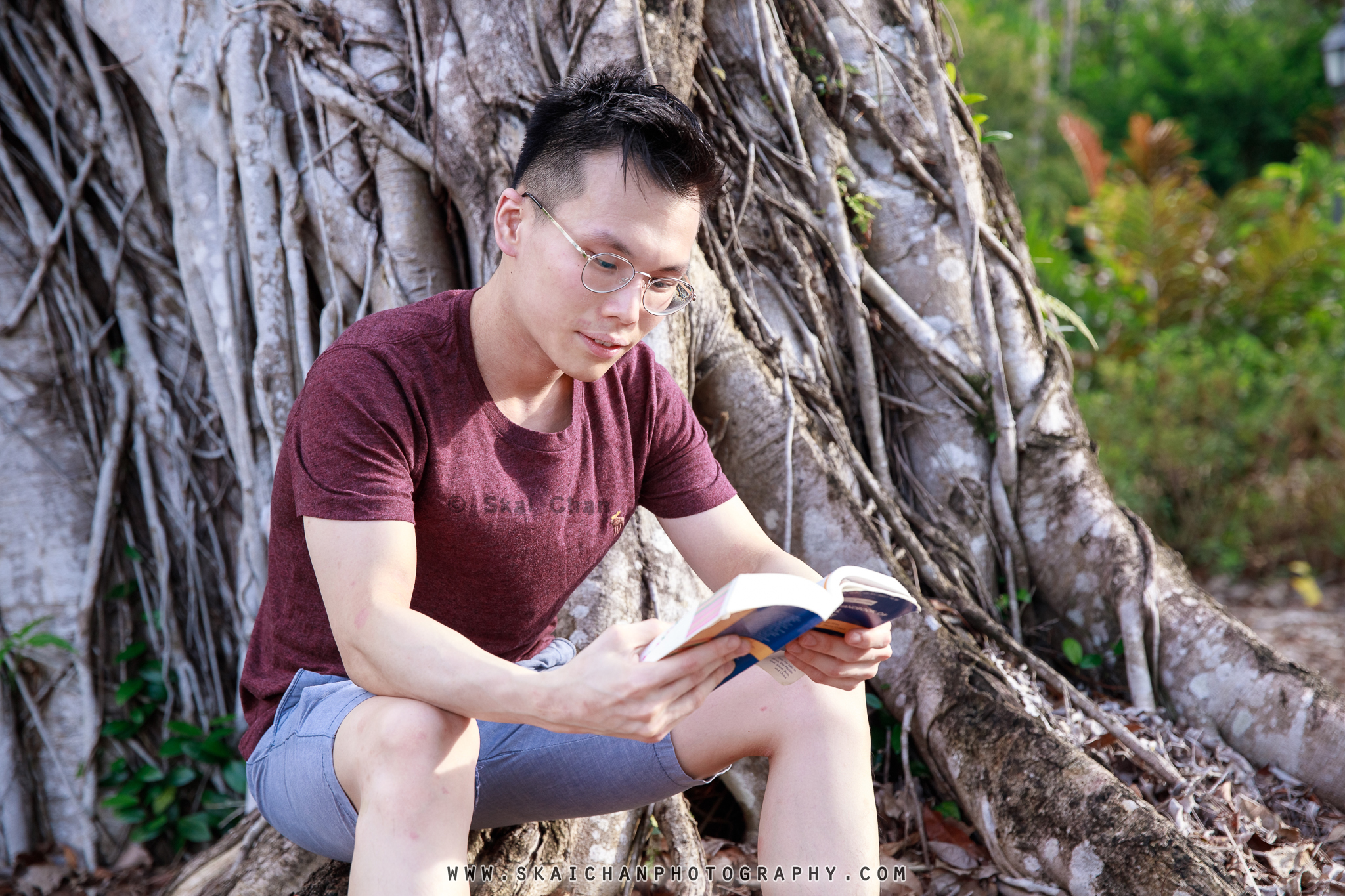 Reading photoshoot with Michael Tan at Forest Discovery Centre Reading photoshoot with Michael Tan at Forest Discovery Centre