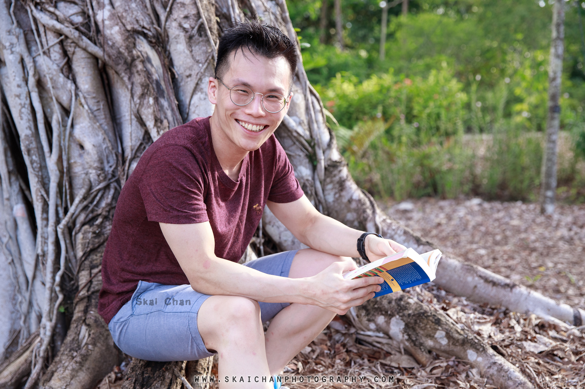 Reading photoshoot with Michael Tan at Forest Discovery Centre Reading photoshoot with Michael Tan at Forest Discovery Centre