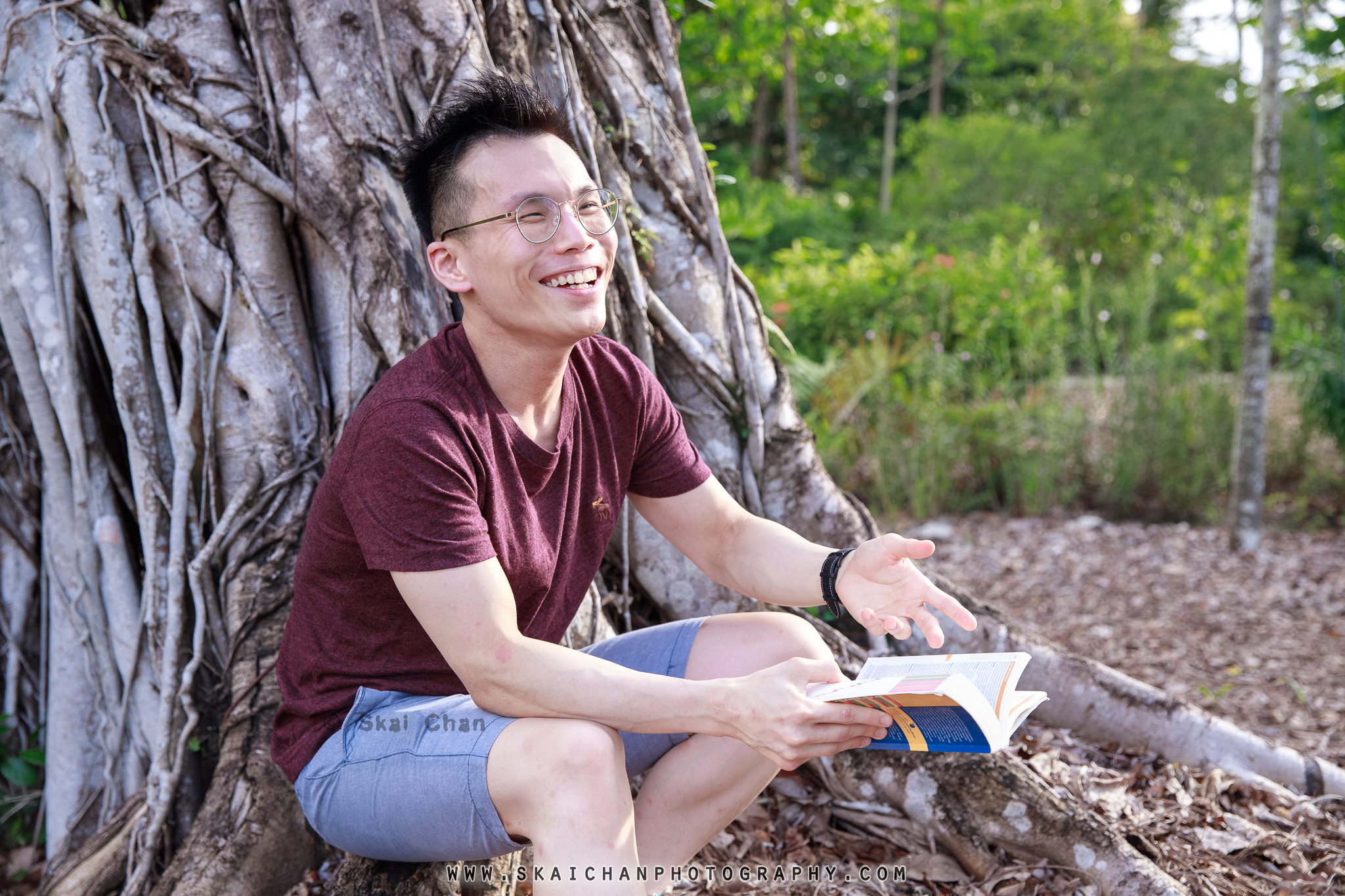 Reading photoshoot with Michael Tan at Forest Discovery Centre Reading photoshoot with Michael Tan at Forest Discovery Centre