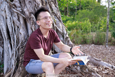 Reading Photoshoot - Michael Tan