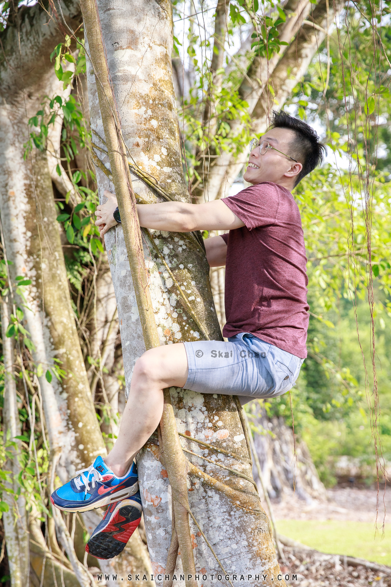 Lifestyle Personality photoshoot with Michael Tan at Forest Discovery Centre