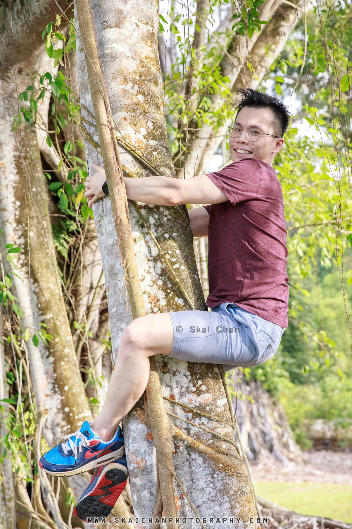 Lifestyle Personality photoshoot with Michael Tan at Forest Discovery Centre
