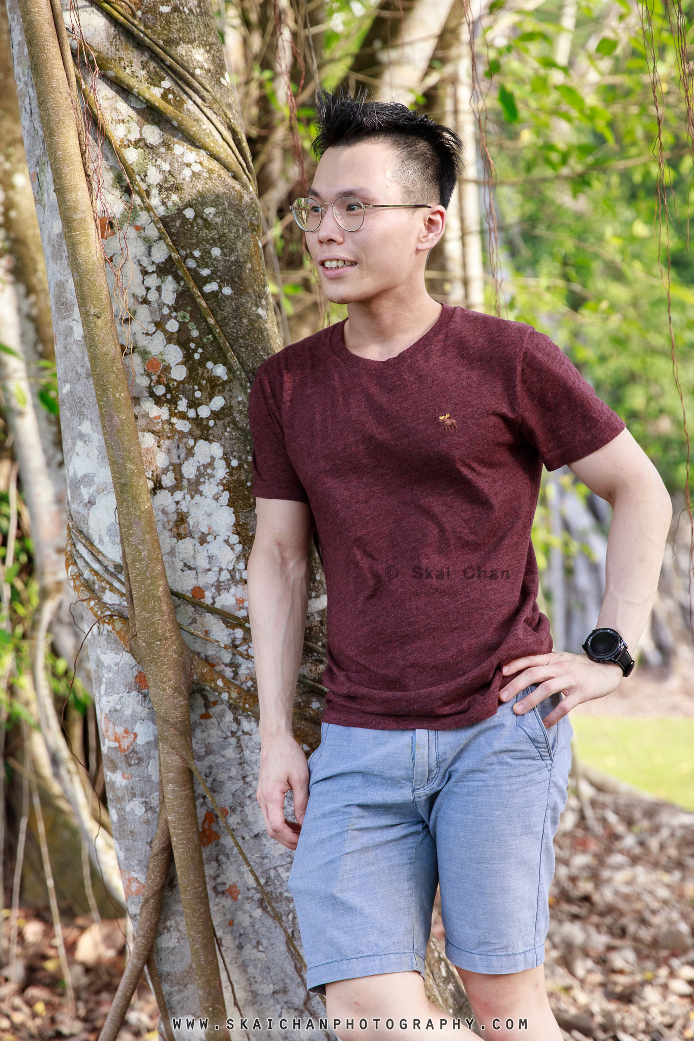 Lifestyle photoshoot with Michael Tan at Forest Discovery Centre Lifestyle photoshoot with Michael Tan at Forest Discovery Centre