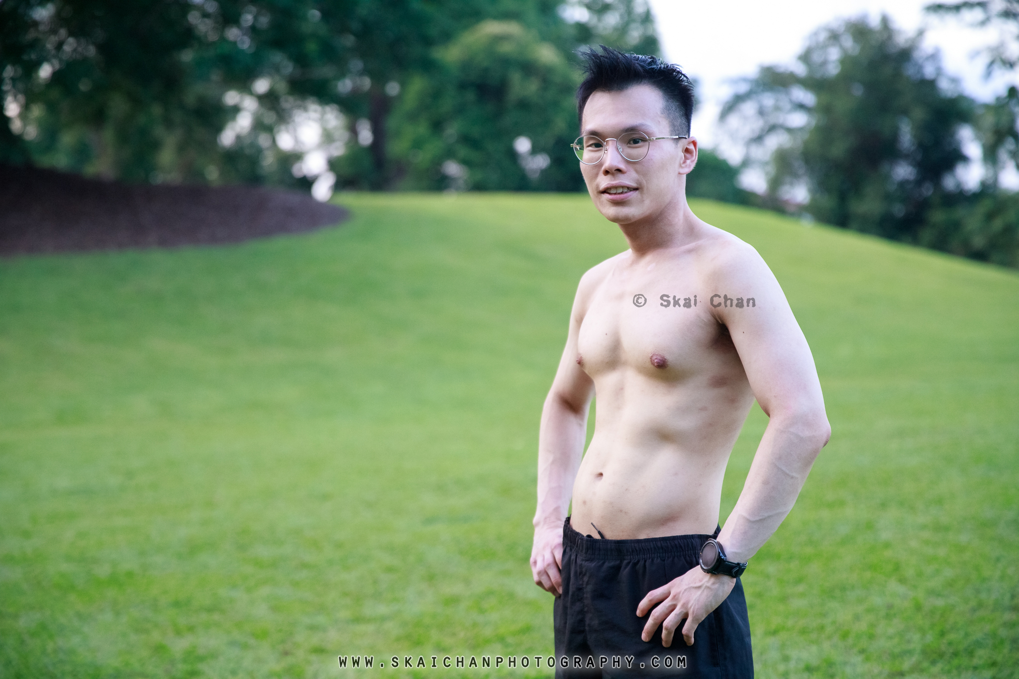Fitness photoshoot with Michael Tan at Botanical Art Gallery Fitness photoshoot with Michael Tan at Botanical Art Gallery